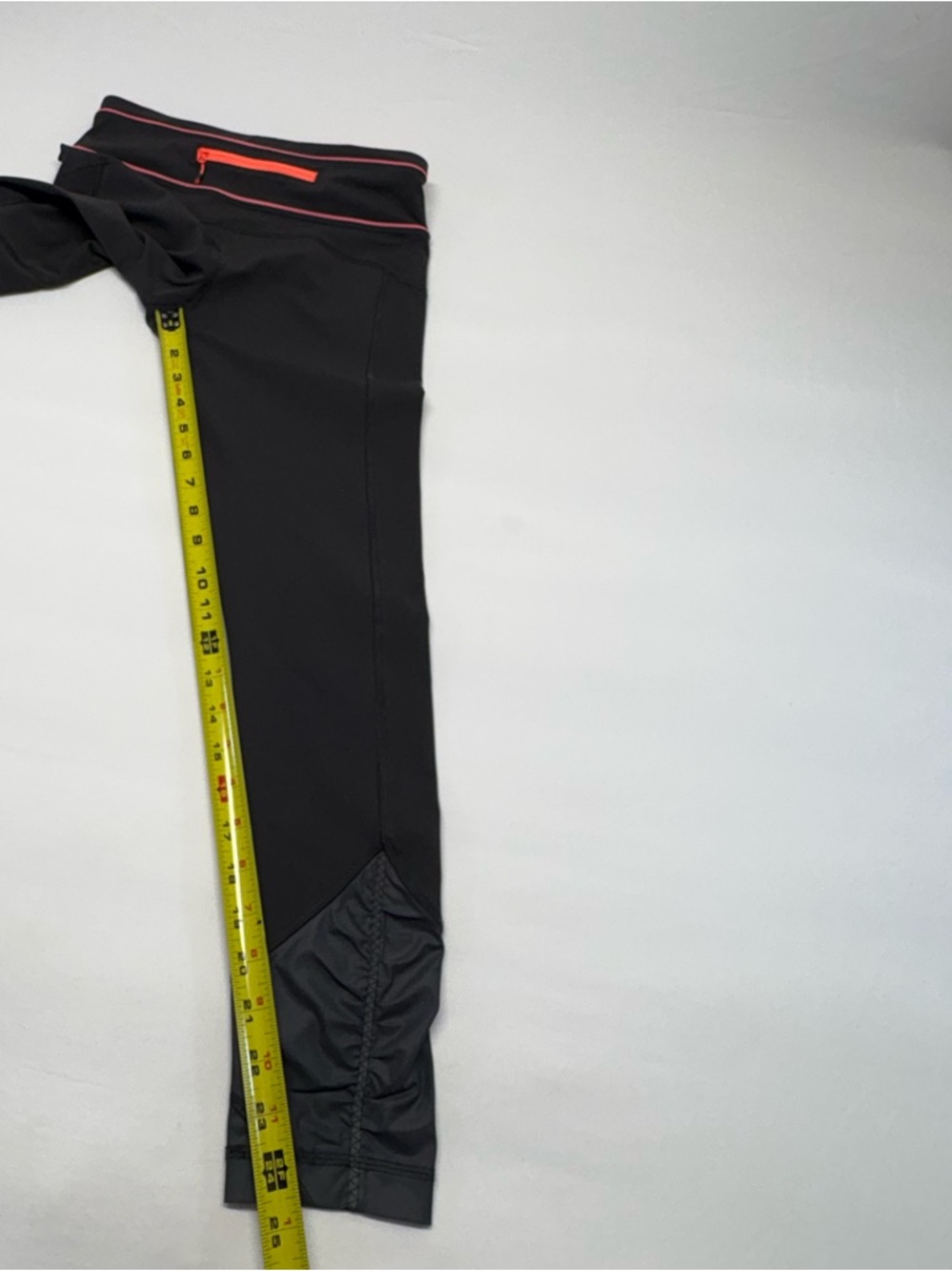 Lululemon Pace Queen Tight 7/8 Running Leggings - Soot / Pink - Size 4 - Picture 4 of 8